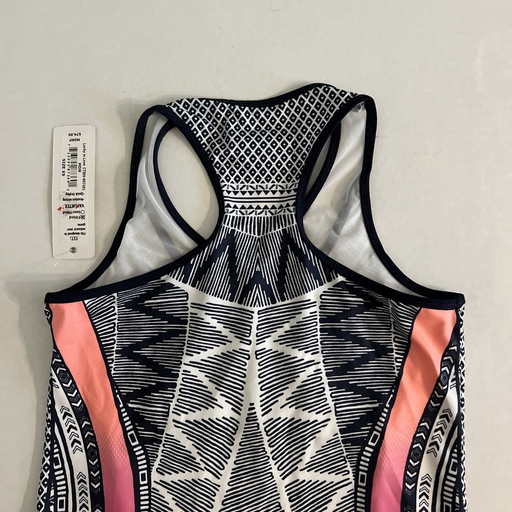 Lucky in Love Fitted‎ Vaportex Women's XS (0-2) Tennis Tank Top $74 - Picture 4 of 4